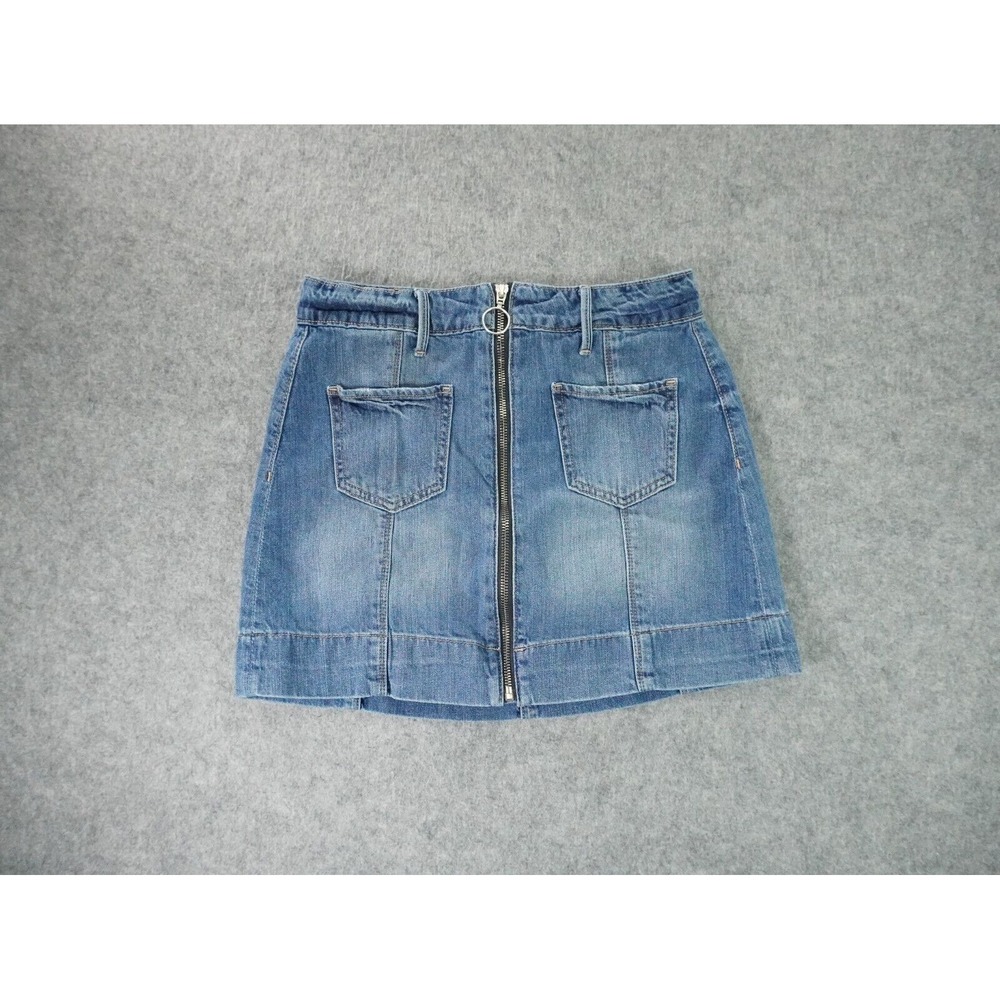 American Eagle Skirt Womens 2 Super High Rise‎ A Line Zip